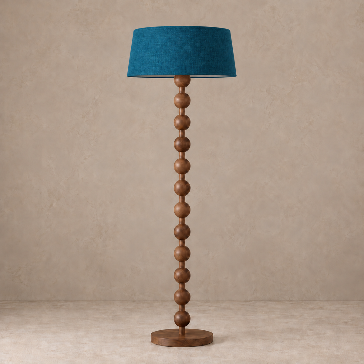 Sirmione Walnut Floor Lamp