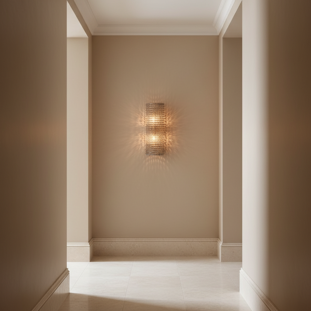 SMOKED Amber CRYSTAL Beads WALL SCONCES | CLSC0951W