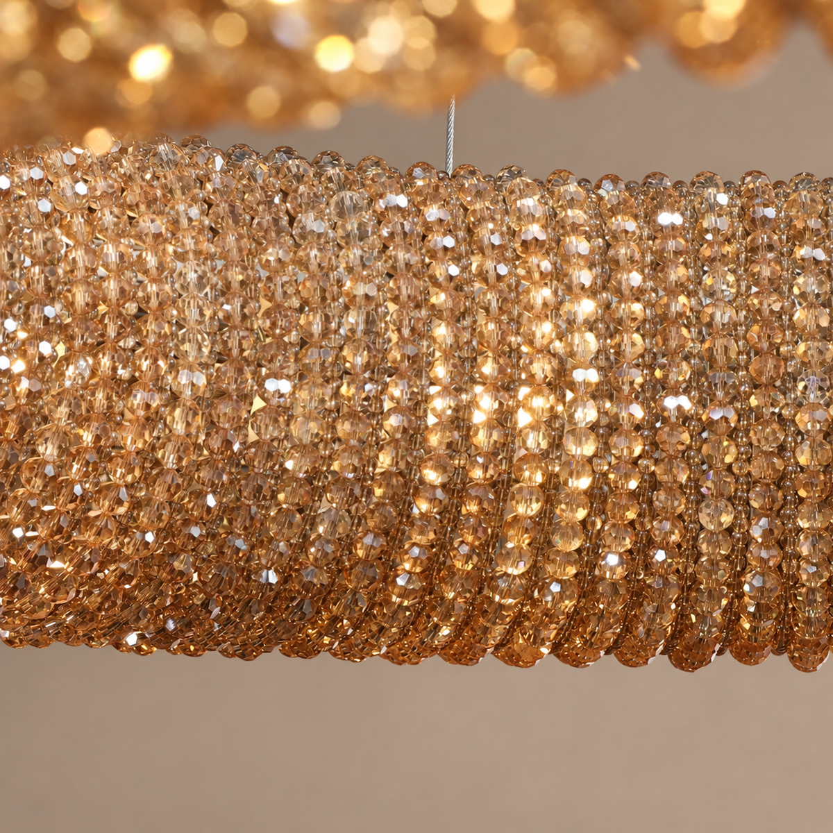 LAMPADARIO IN CRISTALLO FUMÉ | CLSC0951