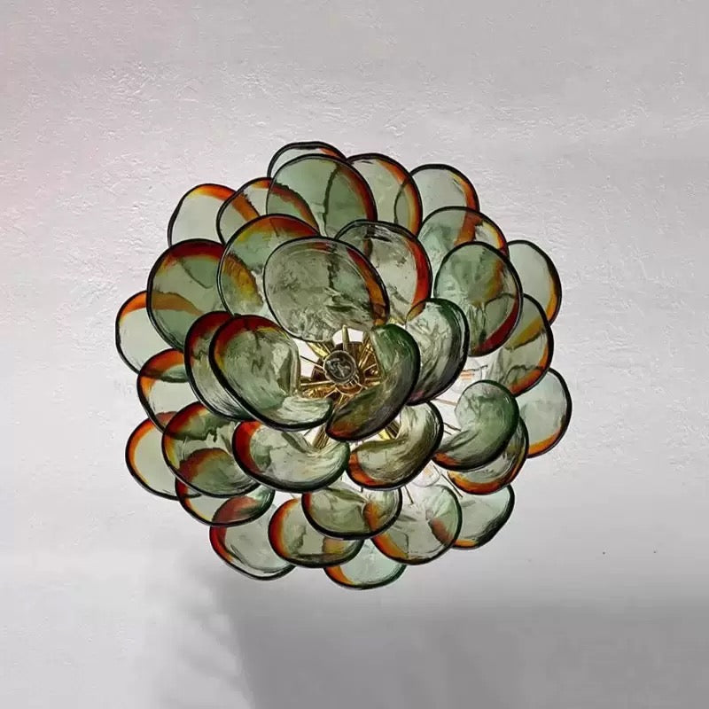 Multi Light Glass and Brass Chandelier 7 or 13 Dining Room Ceiling Fixture for Modern Interiors Casalolalights Luxury