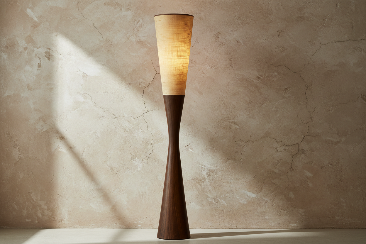 实木底座亚麻灯罩 | CLGHYTS256D