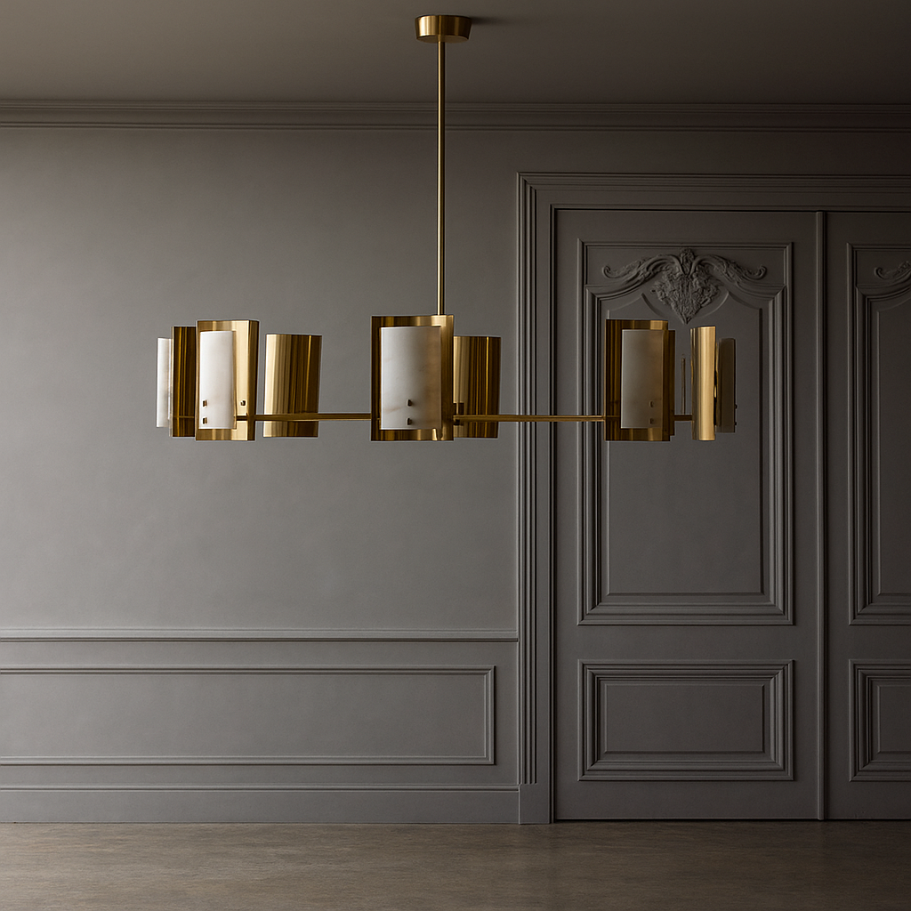 ИСПАНСКИЙ АЛАБАСТРОВЫЙ КРУГЛЫЙ ЛЮСТРА | CLDVY73