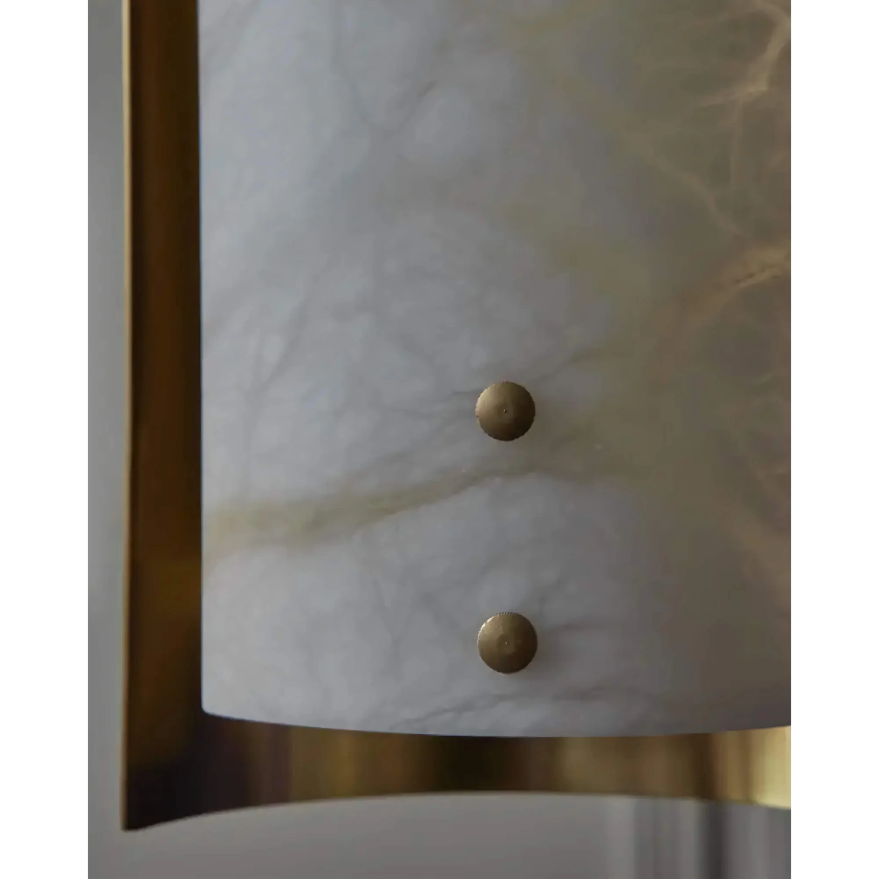 Spanish Alabaster Round Chandelier | Brass Modern Dining Room Light