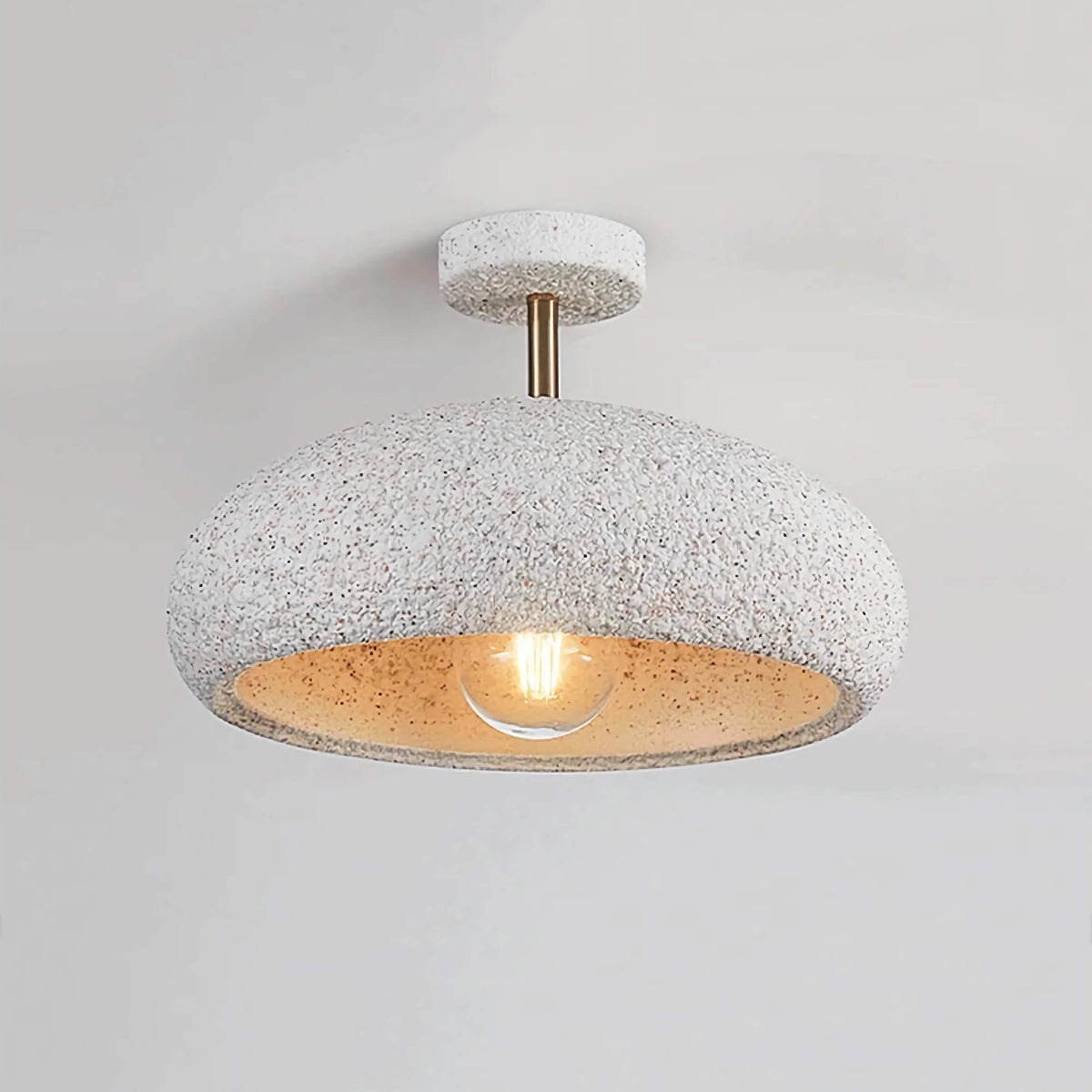 Speckled Semi-flush Ceiling Light 35cm | Modern Wabi-sabi Mount Hallway Bedroom & Living Room Casalolalights Luxury