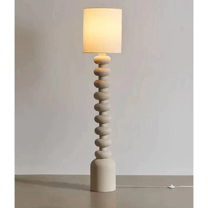 Sculptural Resin Floor Lamp | Stacked Geometric Dimmable Accent Light Gallery Loft & Living Room Casalolalights Luxury