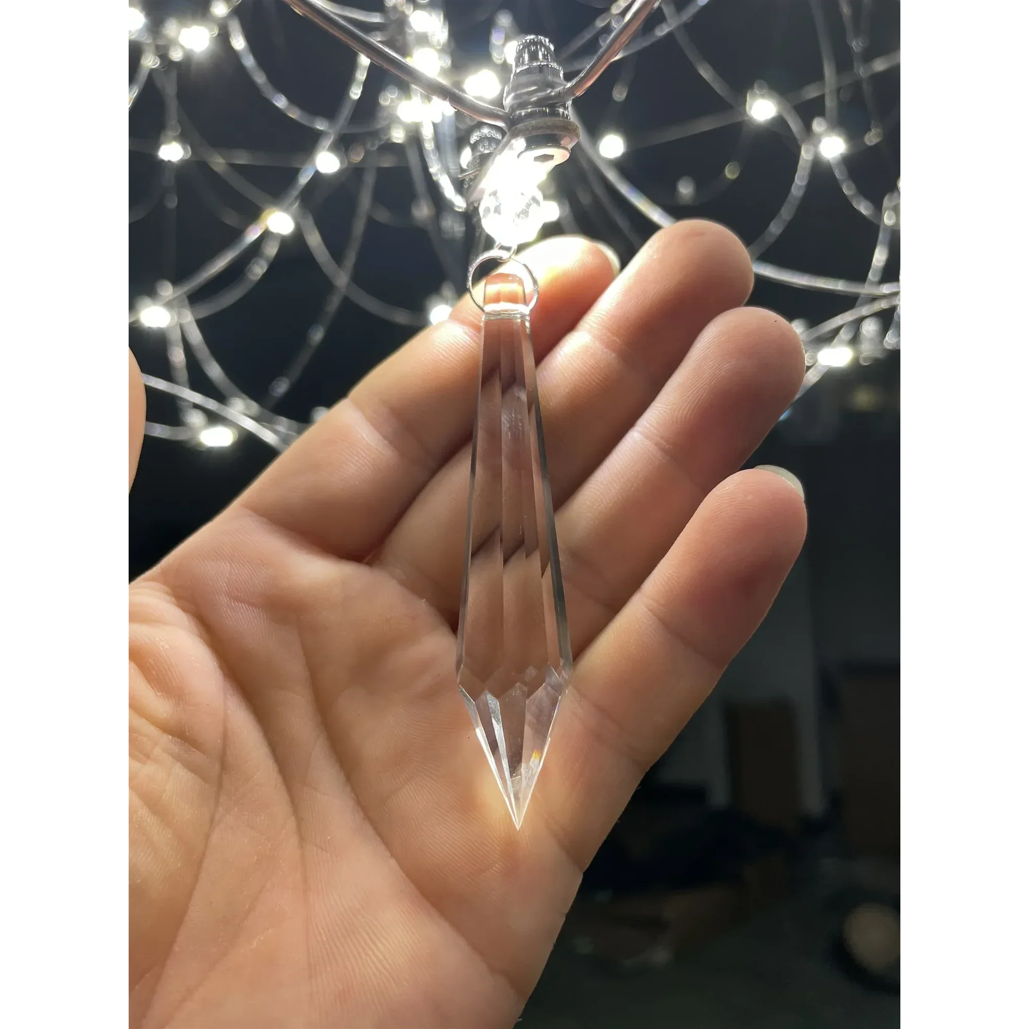 Starry Nights Crystal Chandelier Luxury Ceiling Lamp for Dining Room Kitchen Living