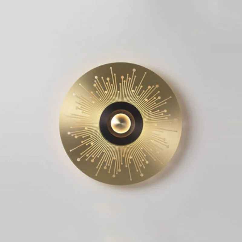 Metal Disc Wall Lamp | Light Sconces | Mid Century Modern Lighting for Corridor Bedside Living Room