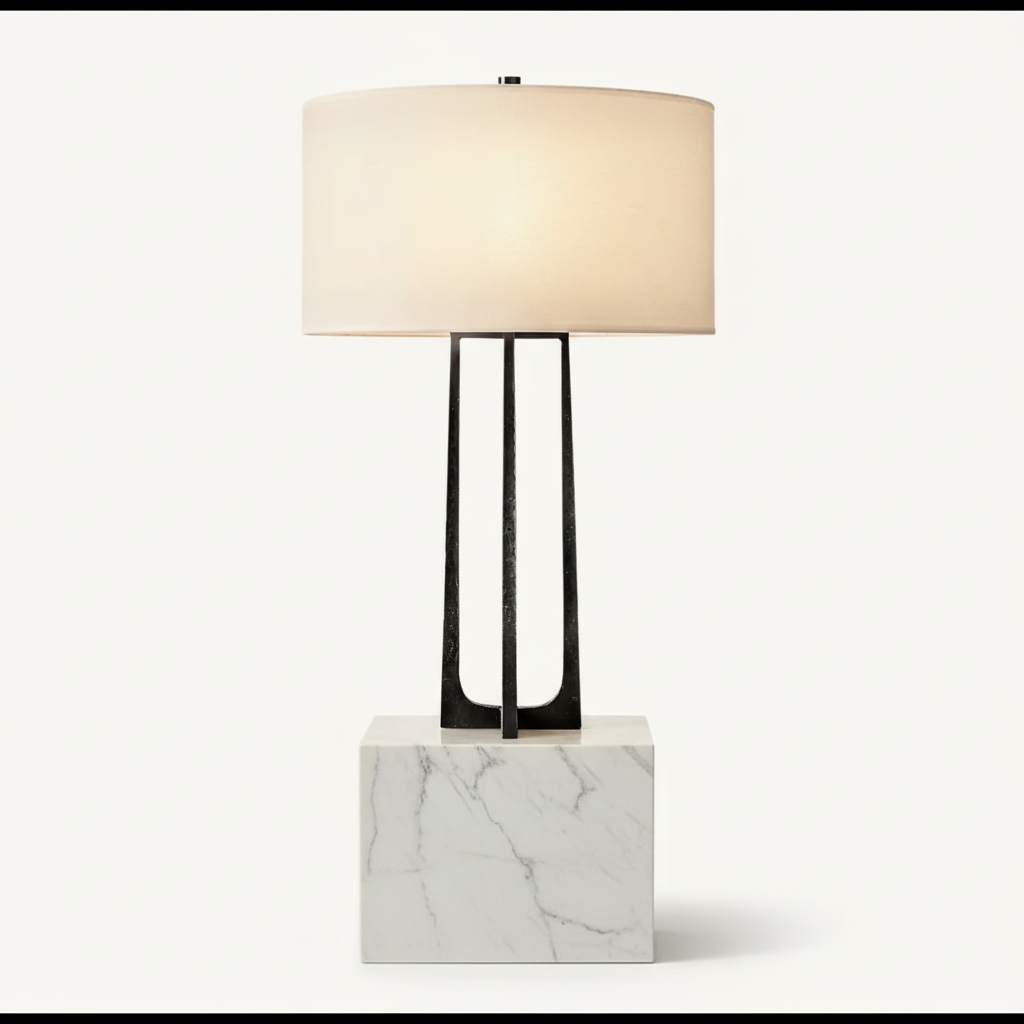 Brass Black Table Lamp | Modern Luxury Designer Tall Bedside for Living Room High-end Interiors Lighting Casalolalights