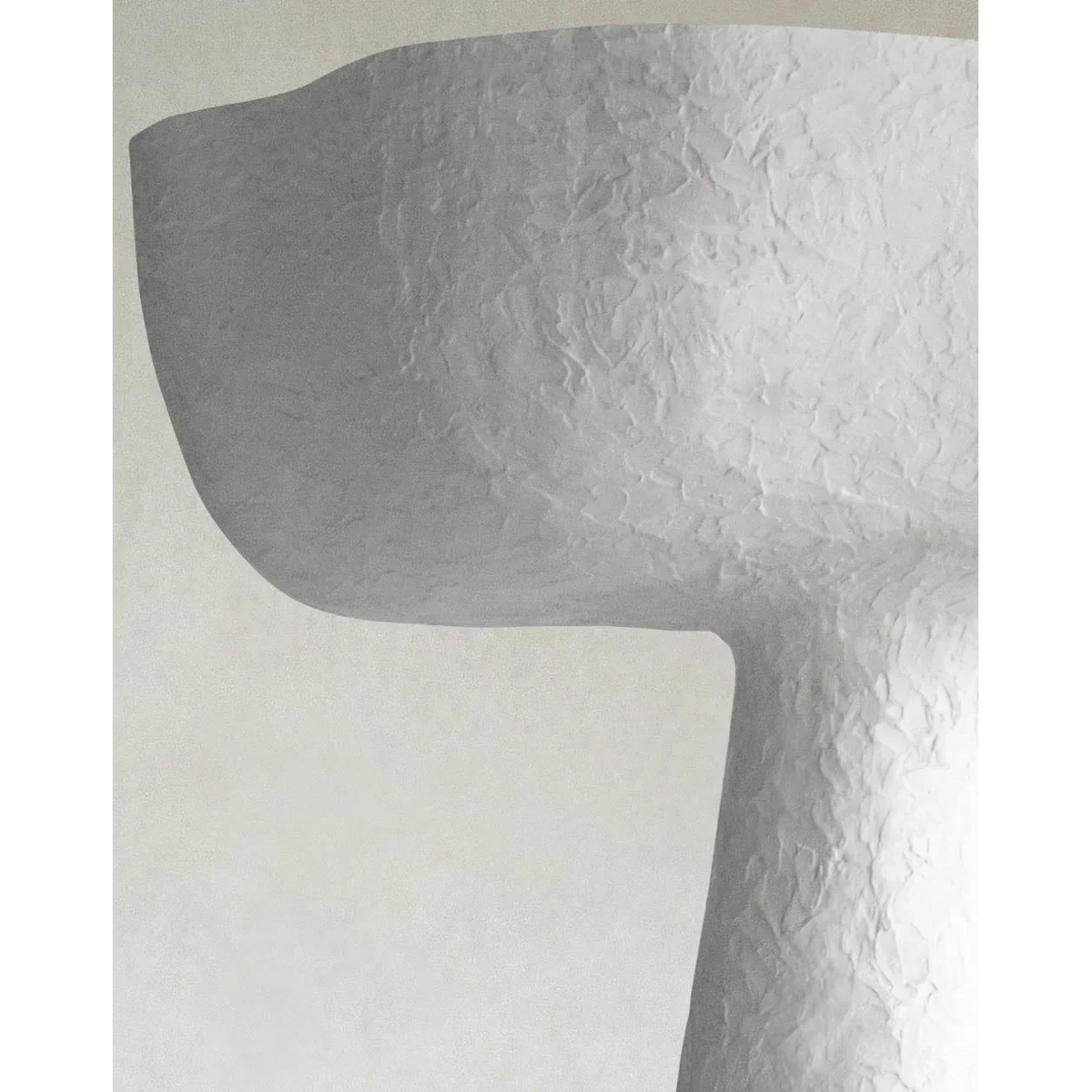 Tall Plaster Floor Lamp | Monolithic Uplight Sculptural Wabi-sabi Minimalist Living Room Casalolalights Luxury Lamps