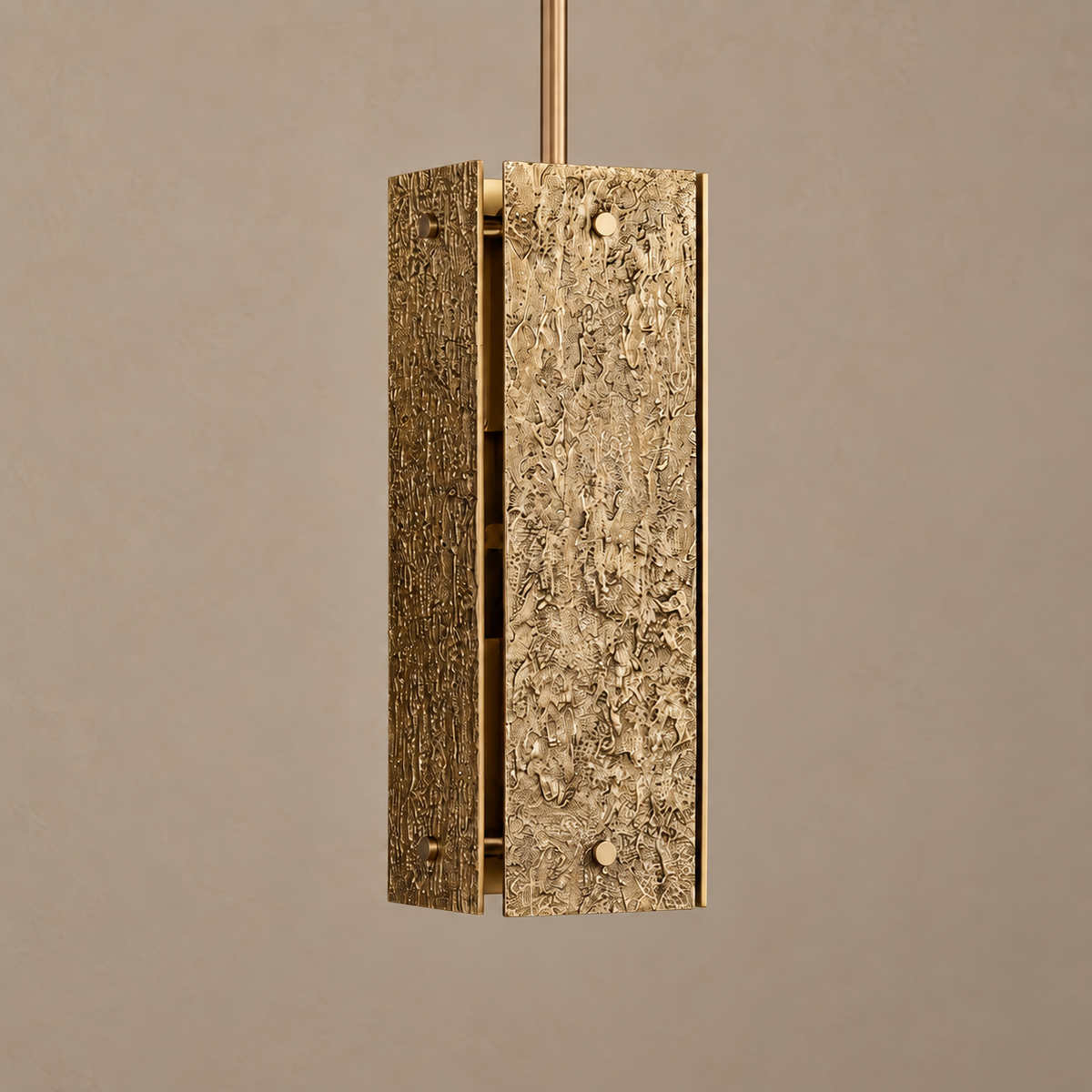 Cast Brass Textured Pendant Gold Silver or Black | in a Row Over Kitchen Island Hallway Casalola Lights Luxury Lamps