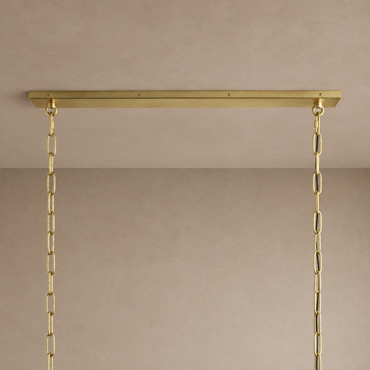 Extra Long Glass Linear Chandelier Brass | one Line of Light Instead Pendants Over a Table Casalola Lights Luxury Lamps
