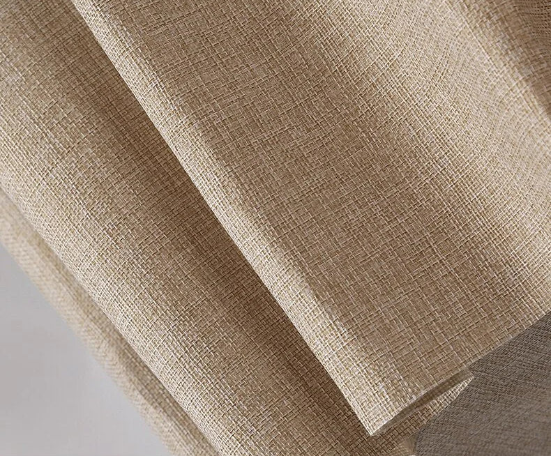 Japanese Style Pendant Light | Hand-knitted Fabric Lampshade | Warm Minimalist Japandi Biophilic