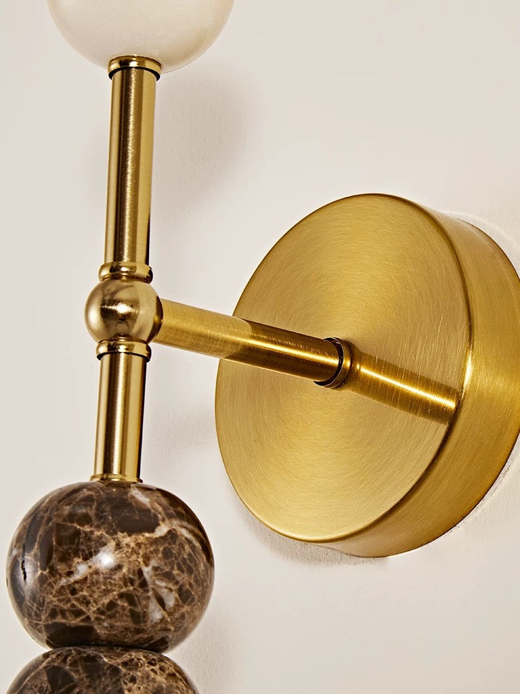 Italian Alabaster & Marble Wall Sconce Solid Brass Dome – Casalola Lights Casalolalights Luxury Lamps for Interior