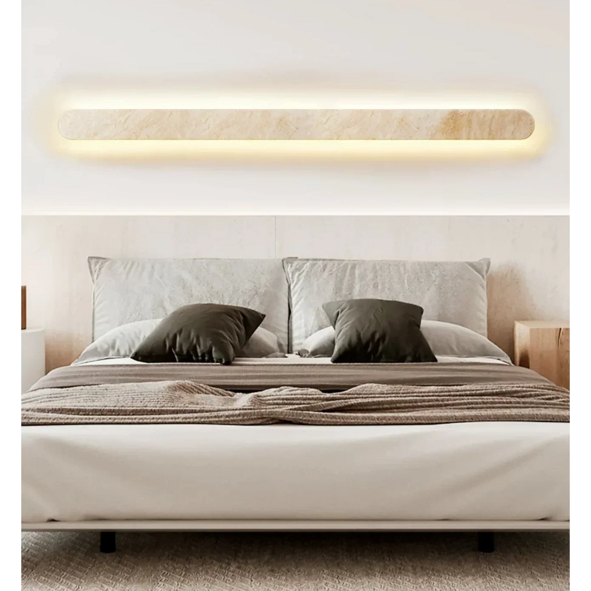 Travertine Outdoor Wall Light | Natural Stone Ip65 Waterproof Led Sconce Bathroom Patio & Balcony Casalolalights Luxury