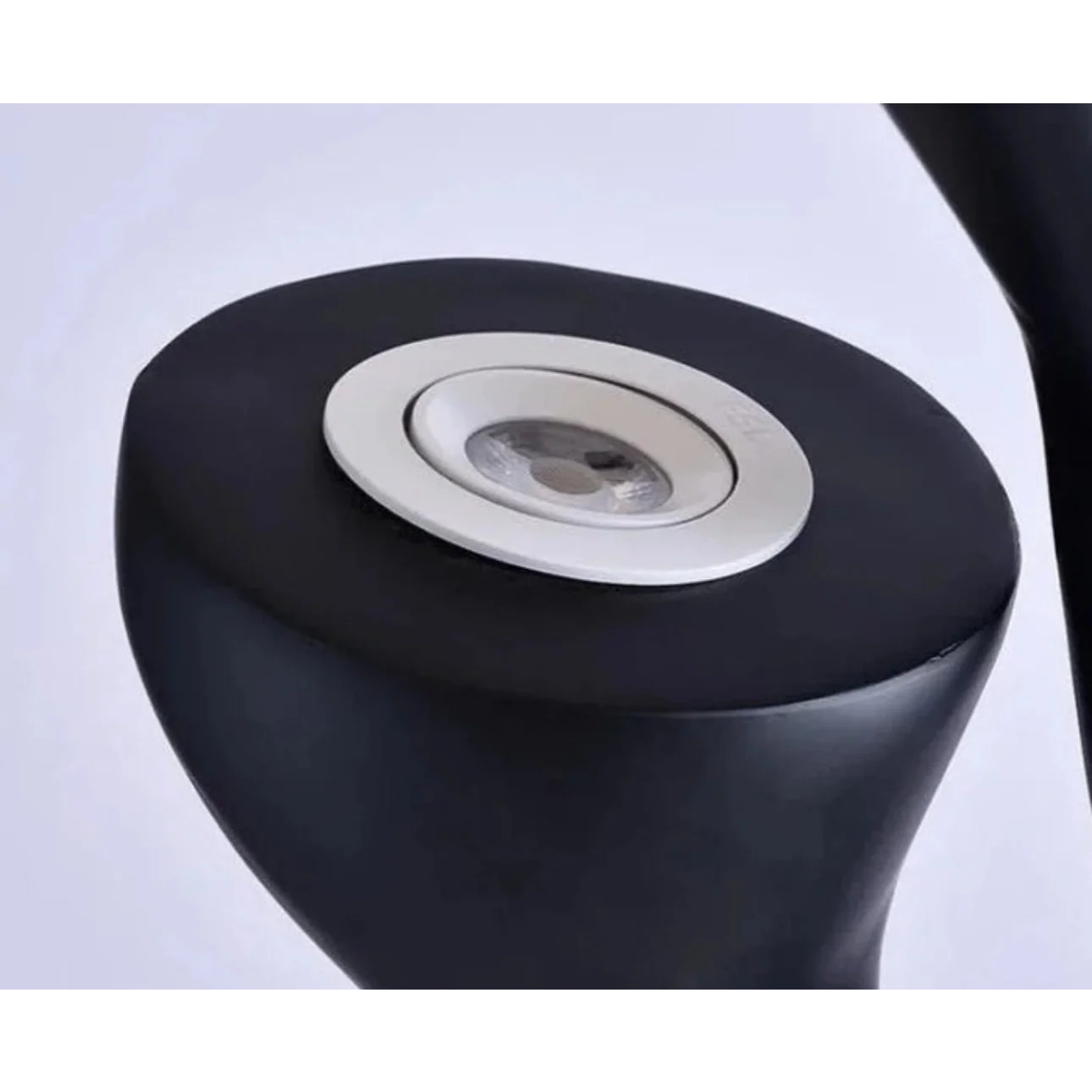 Black Sculptural Tree Floor Lamp | Resin Form | Architectural Accent Piece