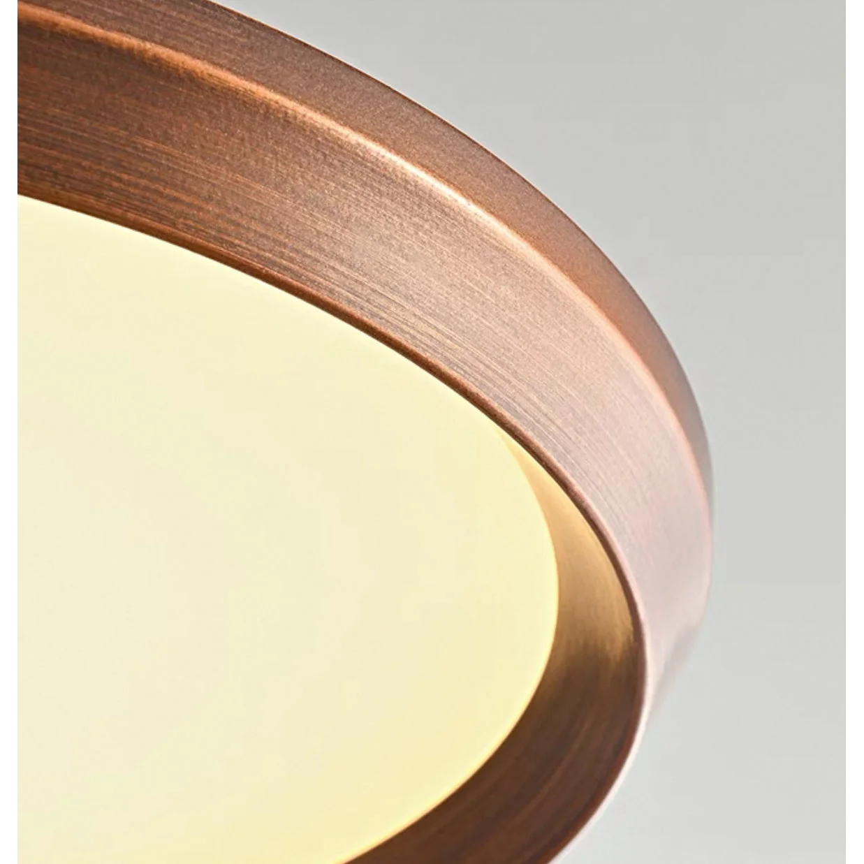 Retro Disc Modern Chandelier | Triple Brushed Steel Ceiling Light Fixture