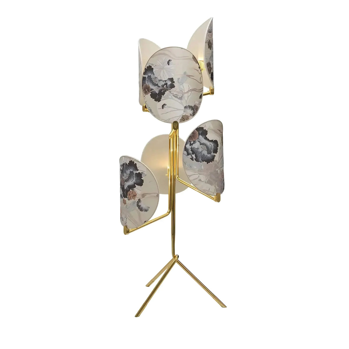 Botanical Twig Glass Floor Lamp | Five-screen Printed-glass Art Deco Eclectic Living Room Casalolalights Luxury Lamps
