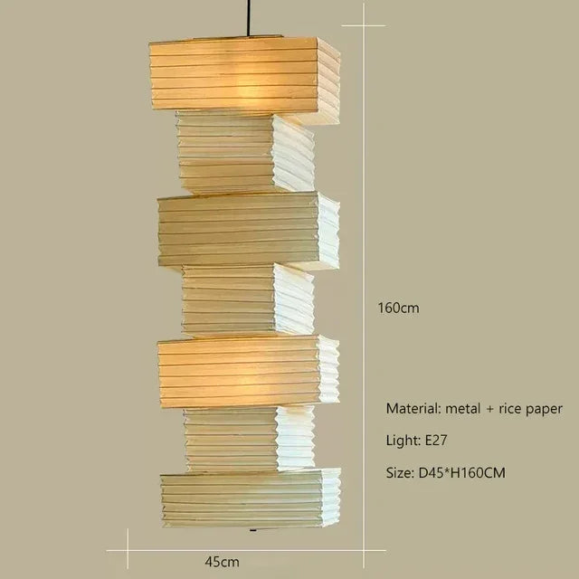 Uf4 L10 Akari Rice Paper Pendant Lamp | Japanese Lanterns