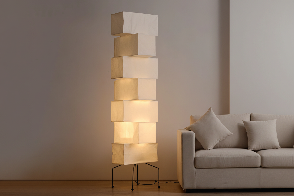 Lámparas de pie de papel de arroz Uf4-l10 | Cl70320