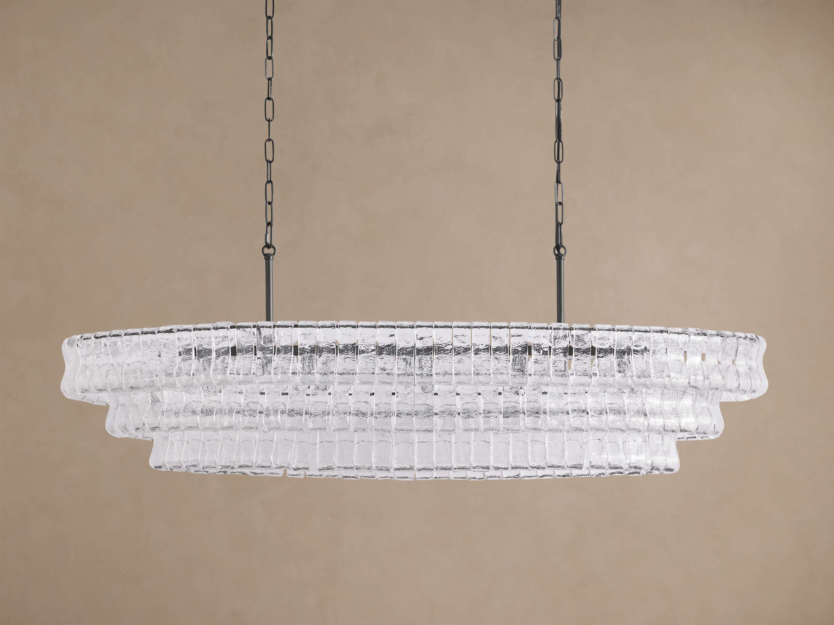 Green Curved Glass Panel Chandelier with Brass Frame Large Art Deco Dining Room Statement Ceiling Light Casalolalights