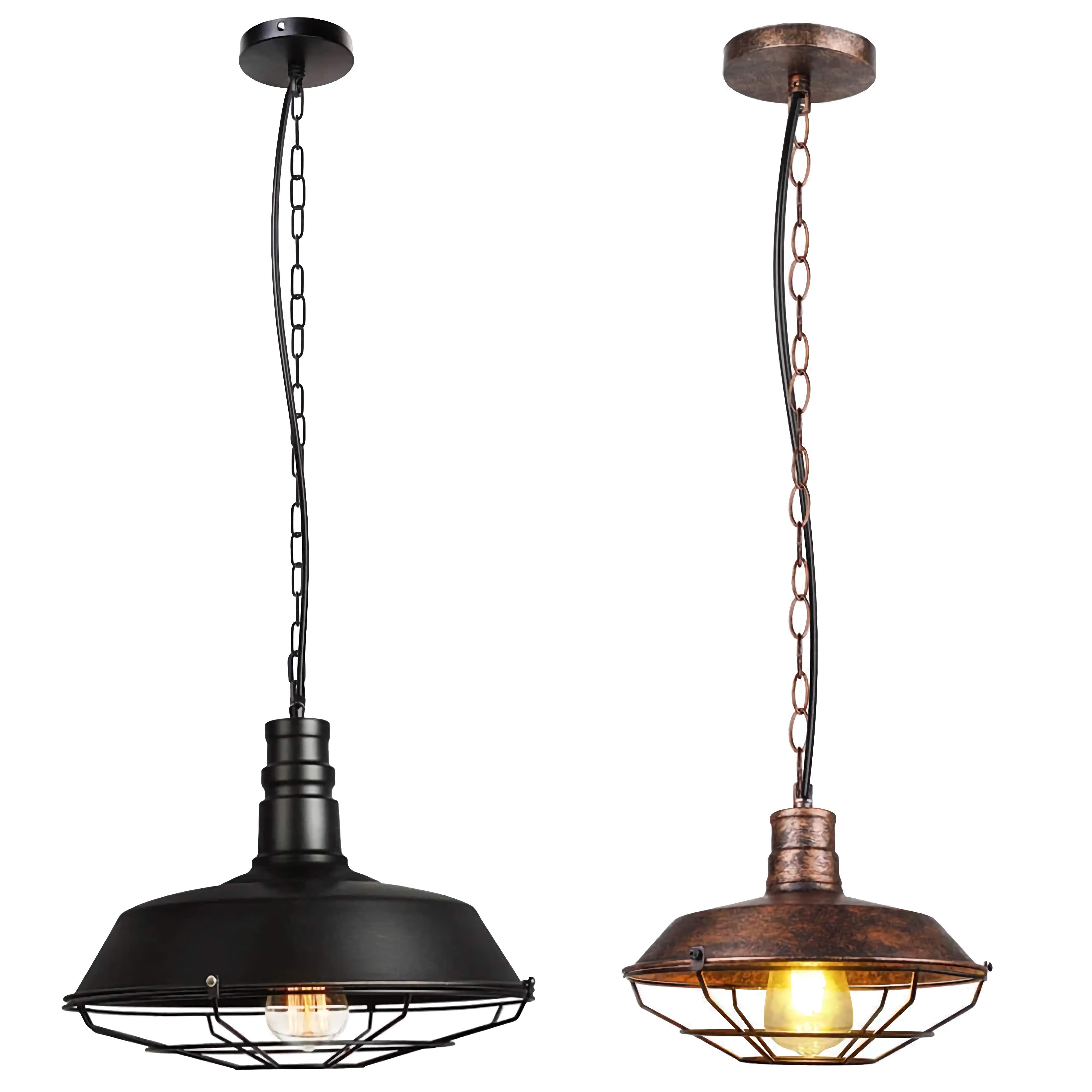 Vintage Industrial Metal Single Pendant Lights Bar Dining Room Kitchen Restaurant