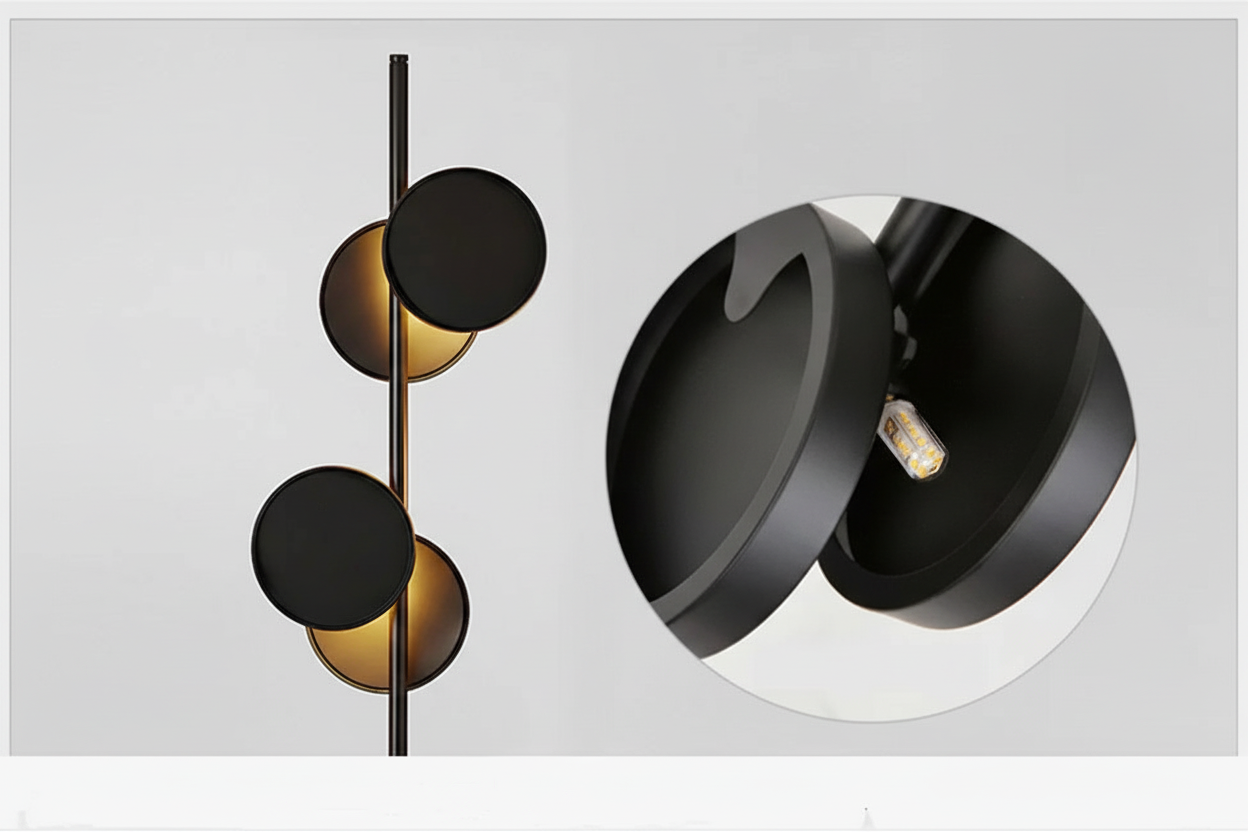 Modern Floor Lamp | Multi Light | Black | Casalola Casalolalights Luxury Lamps for Interior Designers