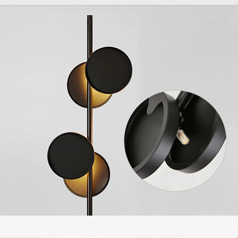 Modern Floor Lamp | Multi Light | Black | Casalola