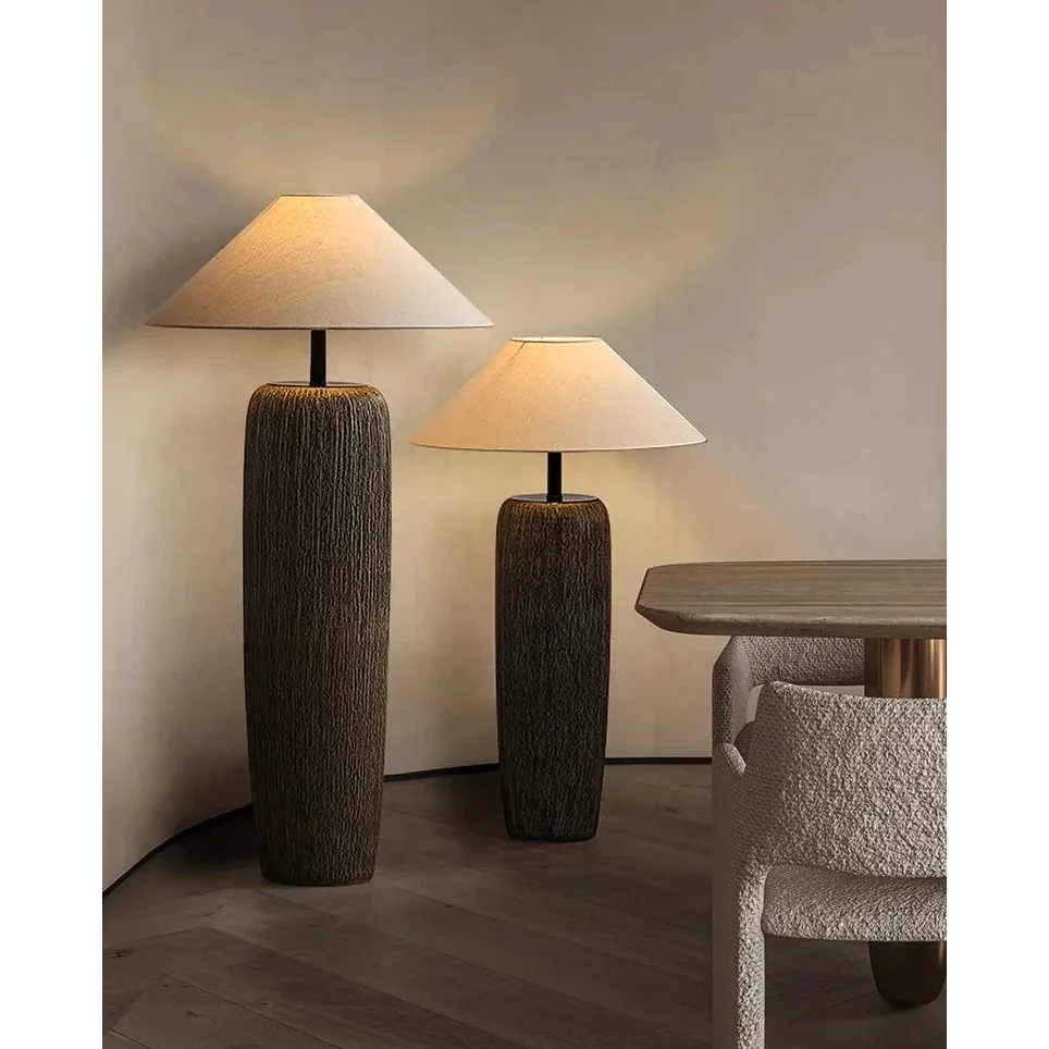 Wabi Sabi Floor Lamps | Living Room | Ceramic Vintage Chic