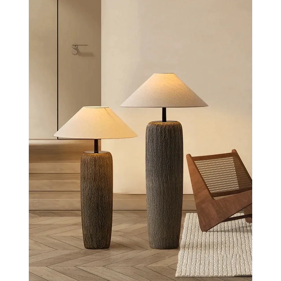 Wabi Sabi Floor Lamps | Living Room | Ceramic Vintage Chic