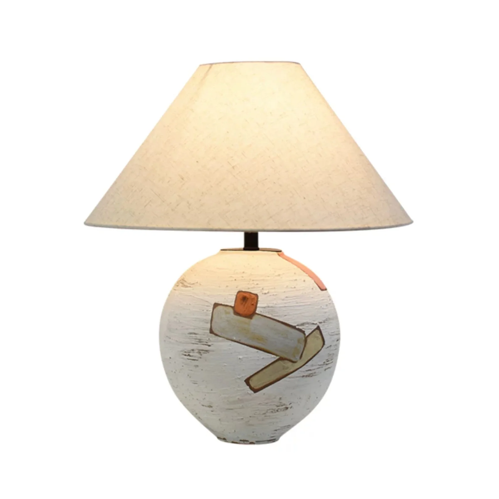 Wabi Sabi Ceramic Table Lamp – Perfect for Living Room or Bedroom