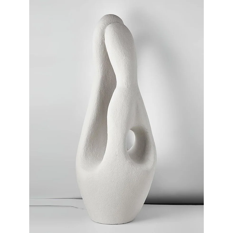 Wabi Sabi Luxury Modern Minimalism White Floor Lamp for Living Room Bedroom