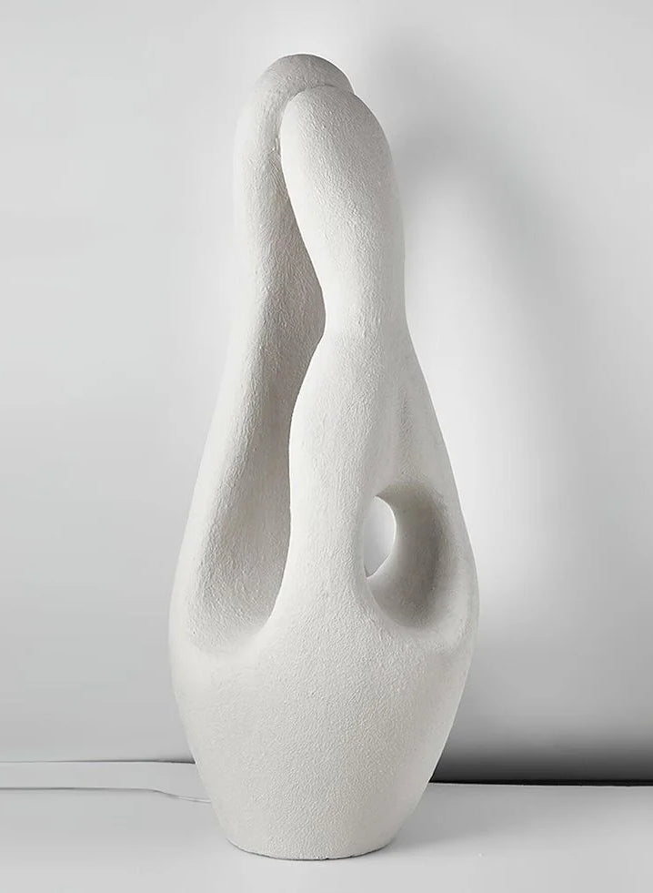 Wabi Sabi Luxury Modern Minimalism White Floor Lamp for Living Room Bedroom