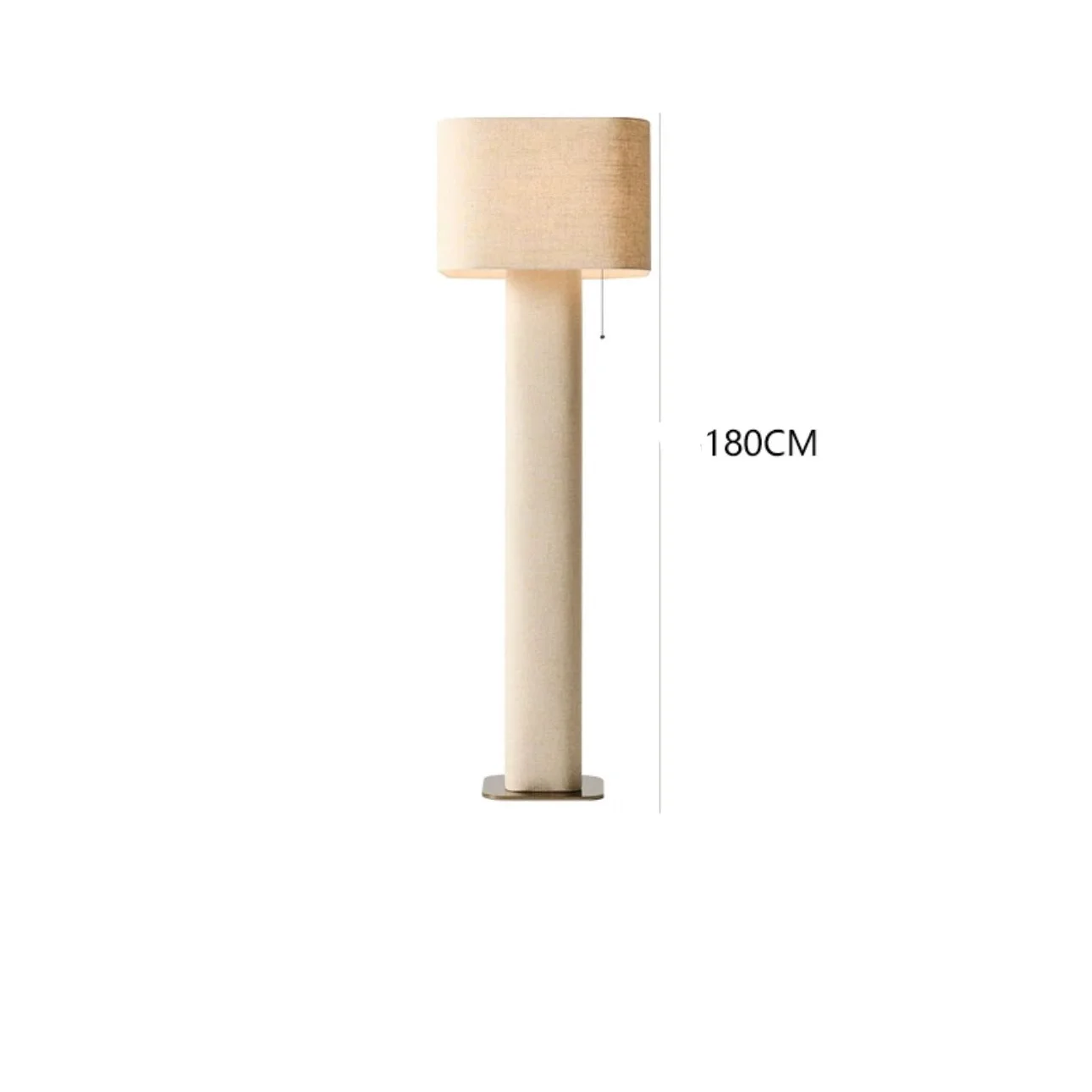 Modern Minimalism Fabric Floor Lamp for Luxury Living Room