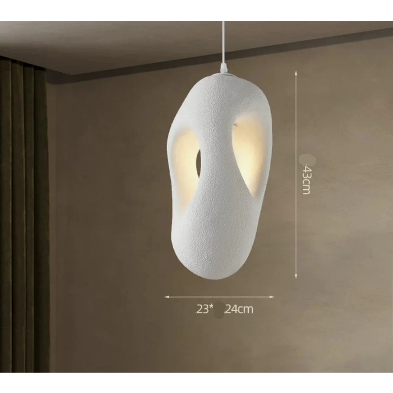 Wabi Sabi Ceiling Light Fixtures | Minimalist Resin Lighting for Warm Elegant Interiors Casalolalights Luxury Lamps