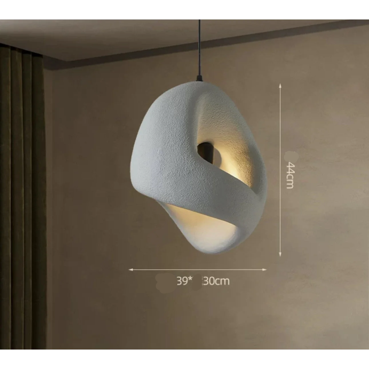 Wabi Sabi Ceiling Light Fixtures | Minimalist Resin Lighting for Warm Elegant Interiors Casalolalights Luxury Lamps