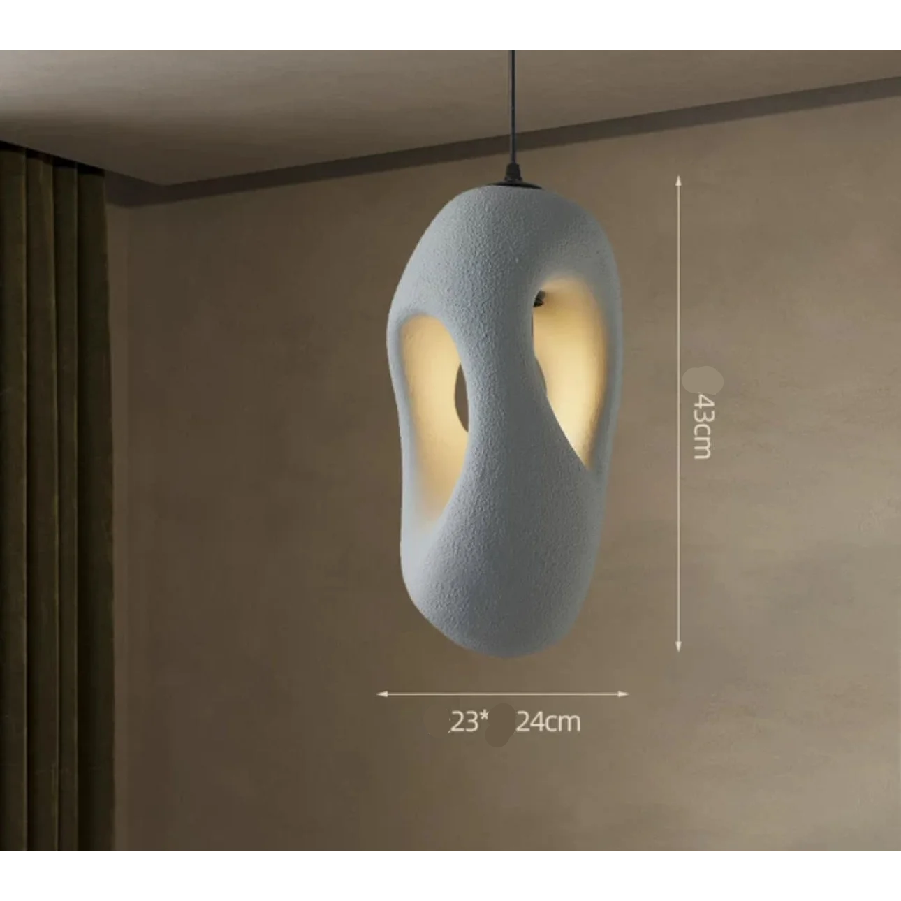 Wabi Sabi Ceiling Light Fixtures | Minimalist Resin Lighting for Warm Elegant Interiors Casalolalights Luxury Lamps