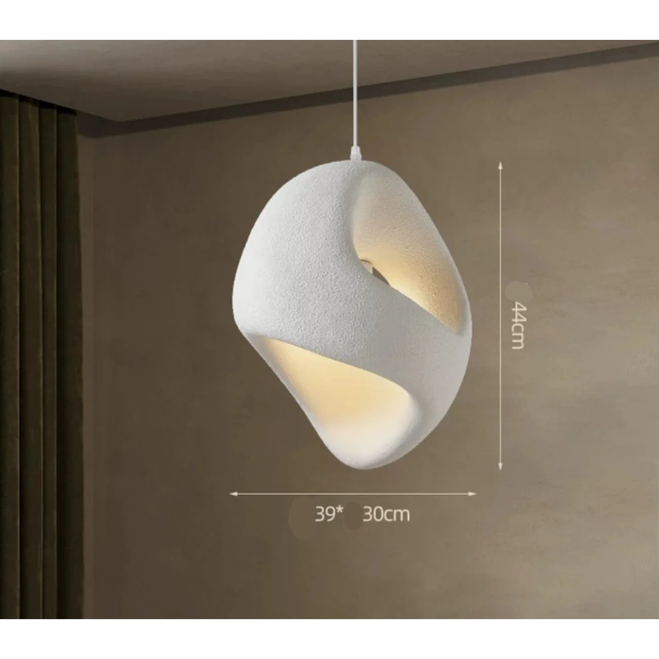 Wabi Sabi Ceiling Light Fixtures | Minimalist Resin Lighting for Warm Elegant Interiors Casalolalights Luxury Lamps