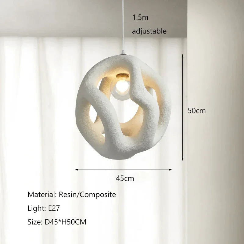 Wabi Sabi Modern Pendant Lamps for Living Room Bedroom Dining