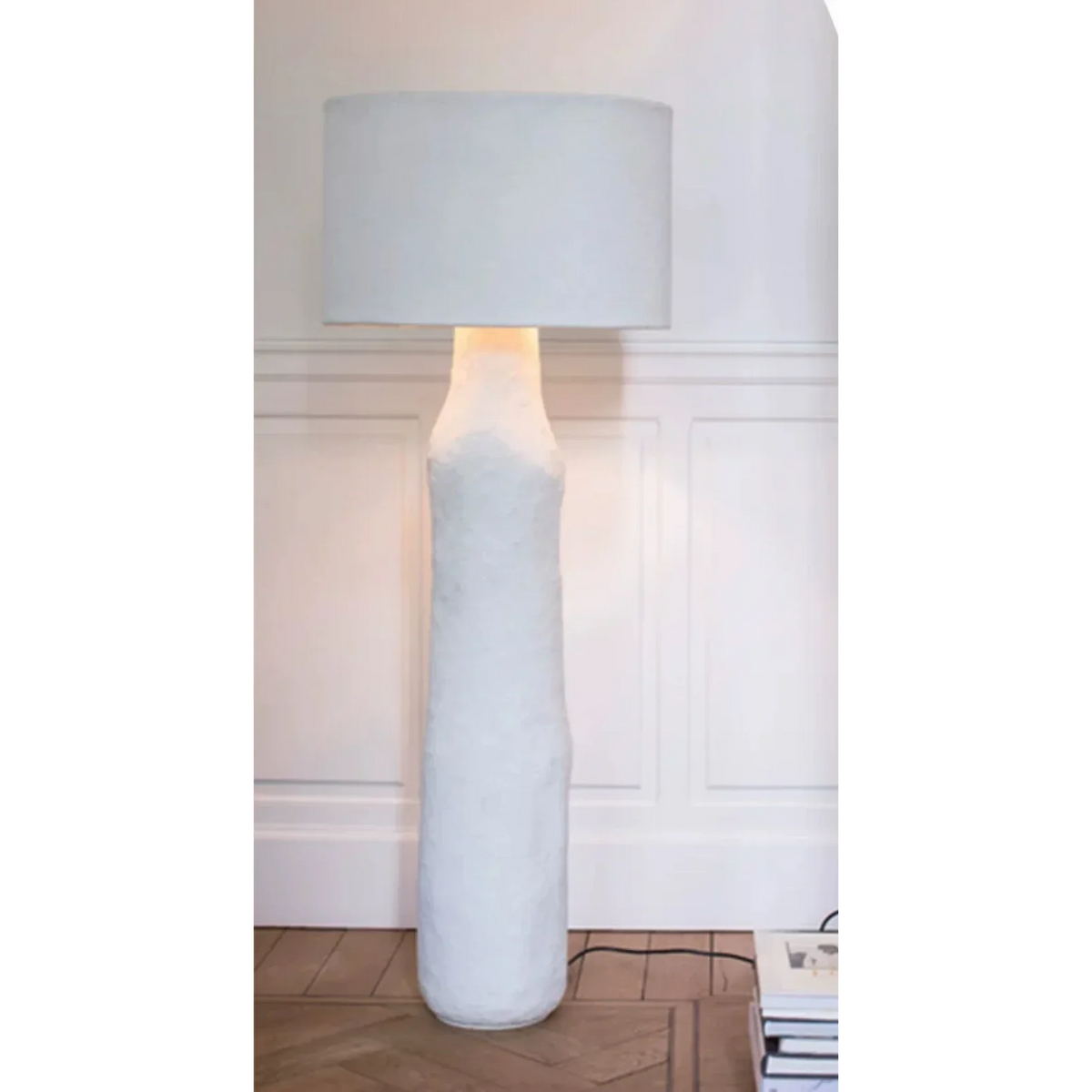 Resin Floor Lamp 148cm | Wabi-sabi Sculptural Stone-look Minimalist Living Room & Entryway Casalolalights Luxury Lamps