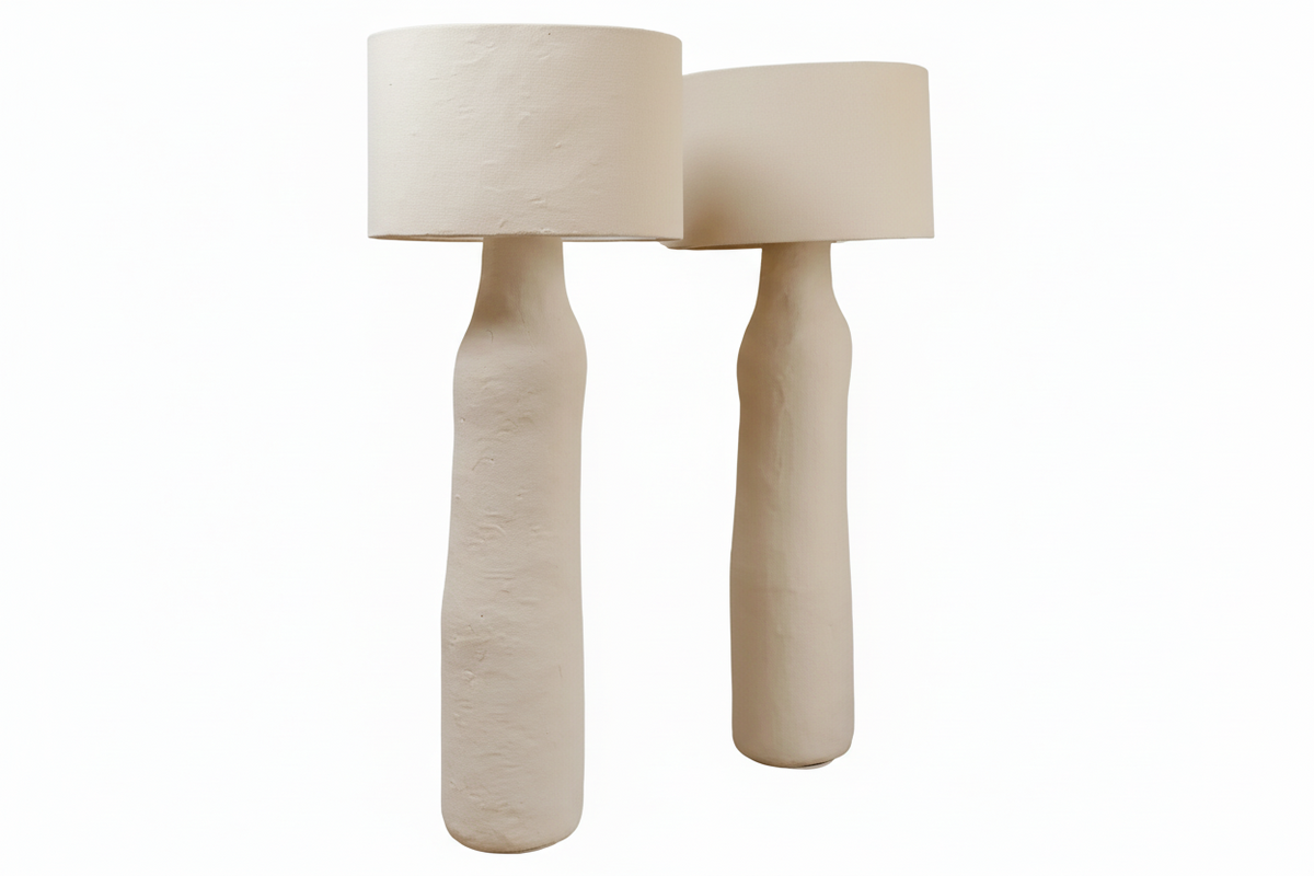 Resin Floor Lamp 148cm | Wabi-sabi Sculptural Stone-look Minimalist Living Room & Entryway Casalolalights Luxury Lamps
