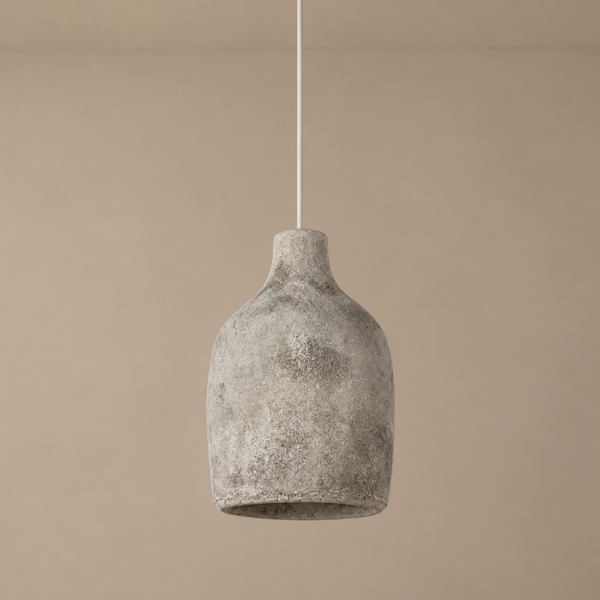 Modern Pendant Light - Tall Earth-tone Resin Casalola Lights Luxury Lamps for Interior Designers