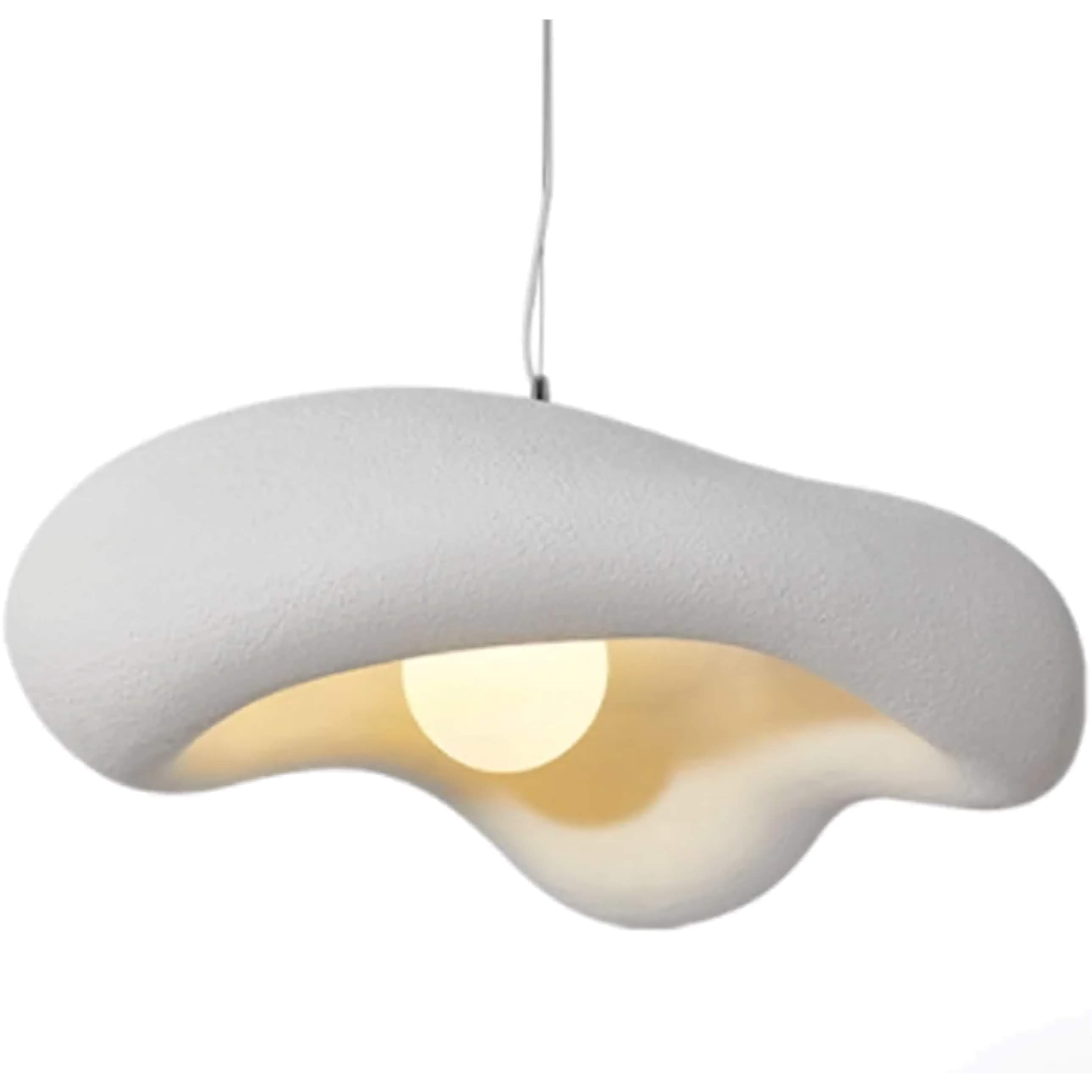 Wabi-sabi Resin Pendant Lamp for Living Rooom Bedroom