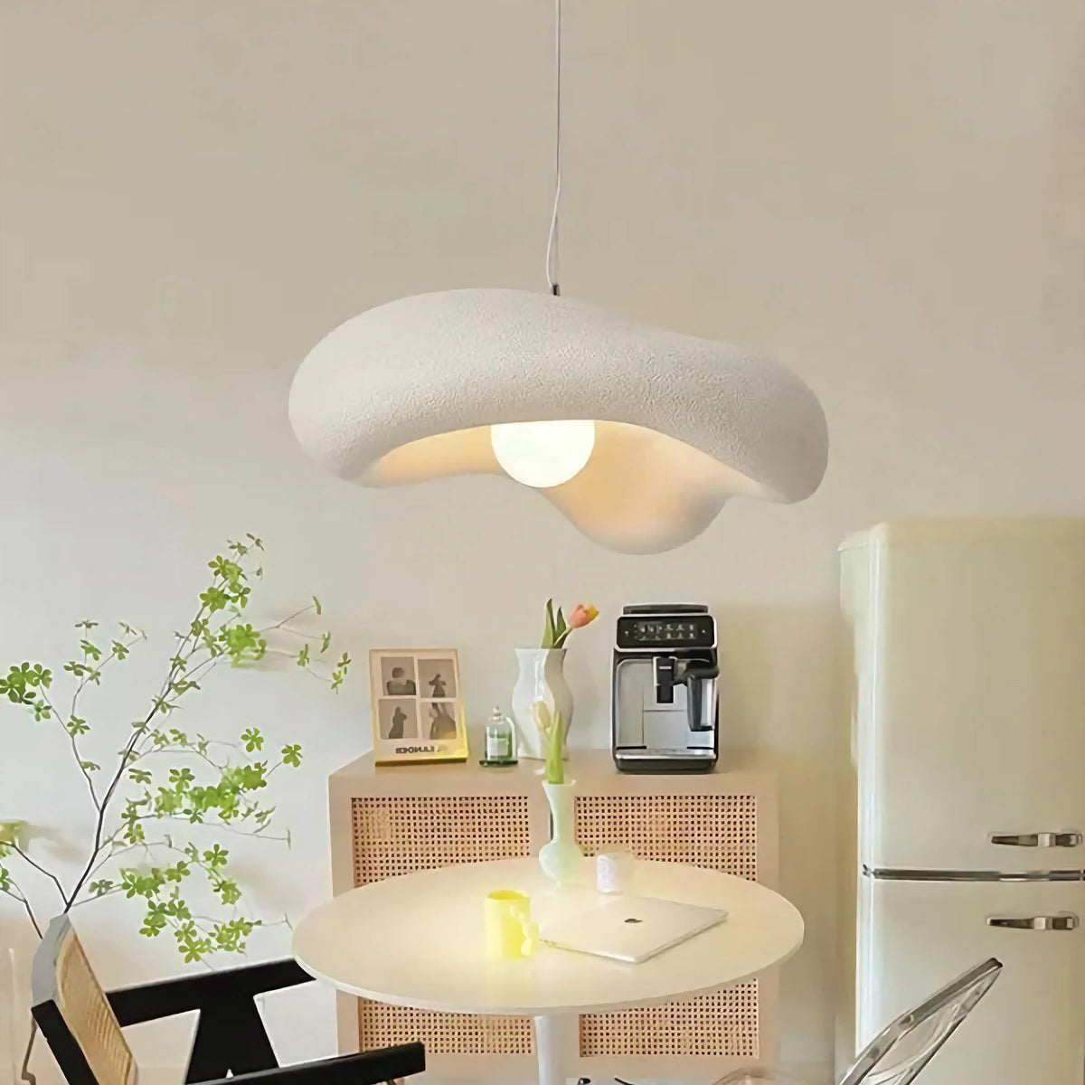 Wabi-sabi Resin Pendant Light | Hand-cast Organic Hanging Lamp Nine Colours Dining Room & Bedroom Casalolalights Luxury