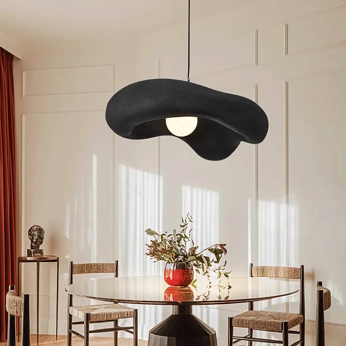 Wabi-sabi Resin Pendant Light | Hand-cast Organic Hanging Lamp Nine Colours Dining Room & Bedroom Casalolalights Luxury