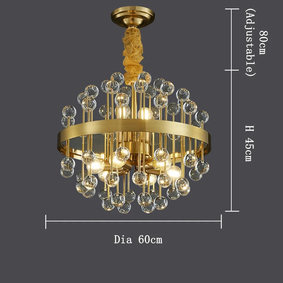 Luxury Chandelier | Colorful Crystal for Living Room Dining Hotel