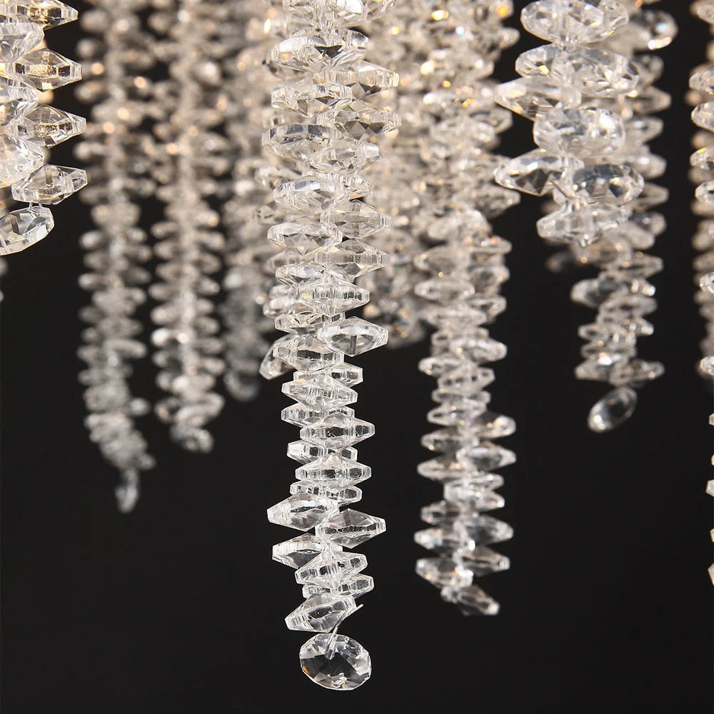 Crystal Chandelier 46-180cm | Round Cascading K9 Statement Light Dining Room & Living Casalolalights Luxury Lamps