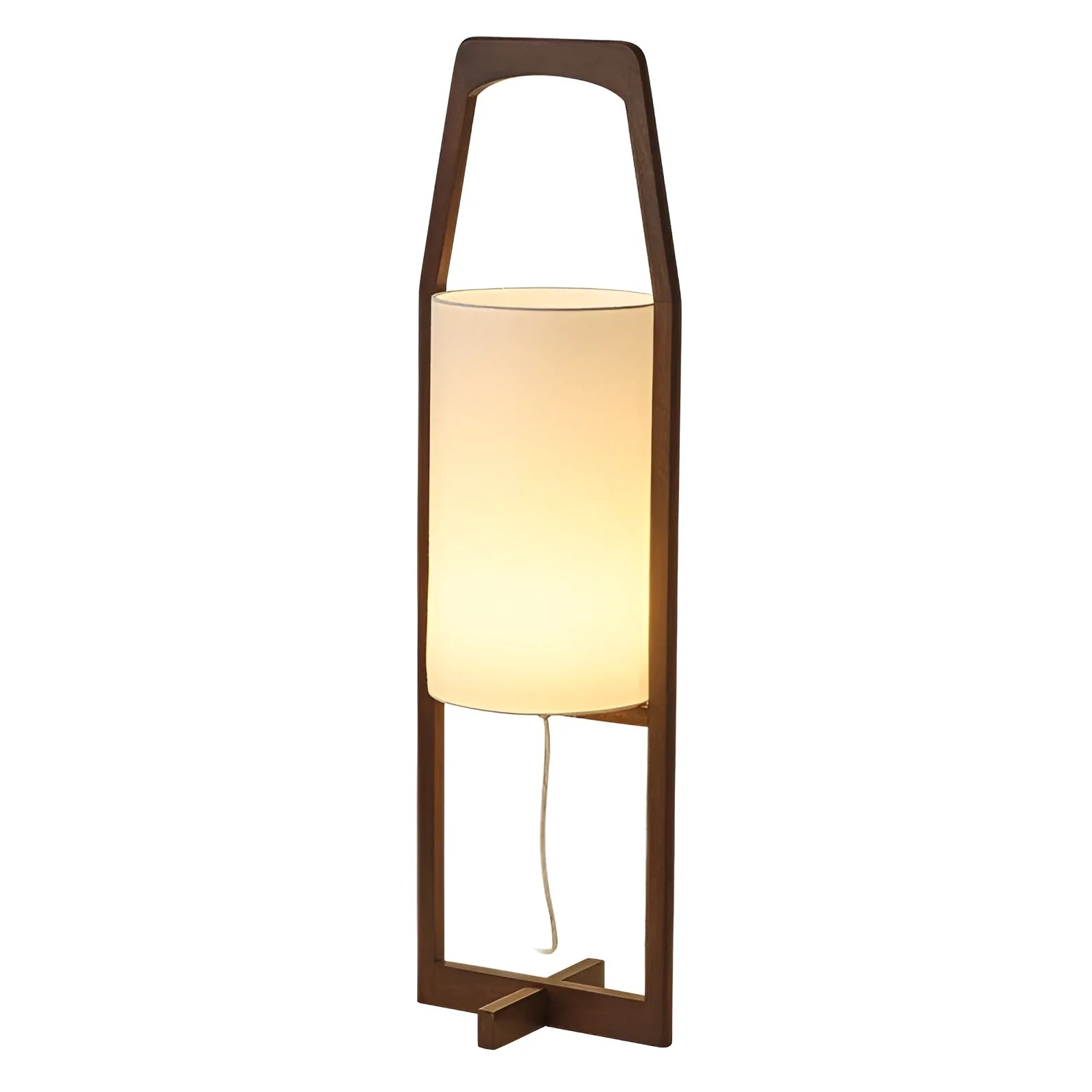 Wood Floor Lamp Japandi Lamps for Living Room Bedroom