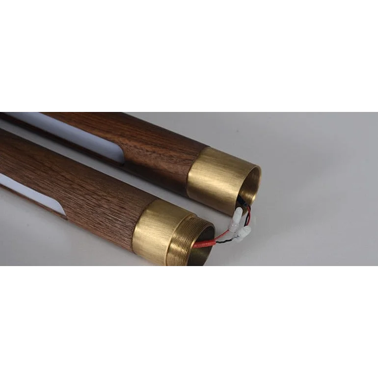 Wood Kitchen Linear Pendant Lighting Contemporary Decor