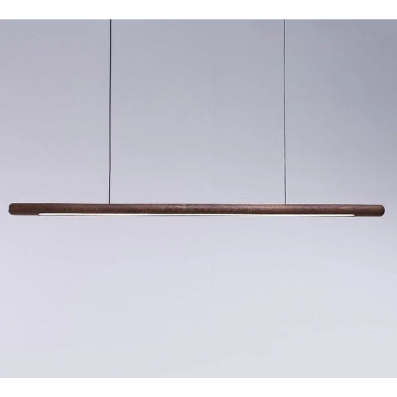 Wood Kitchen Linear Pendant Lighting Contemporary Decor