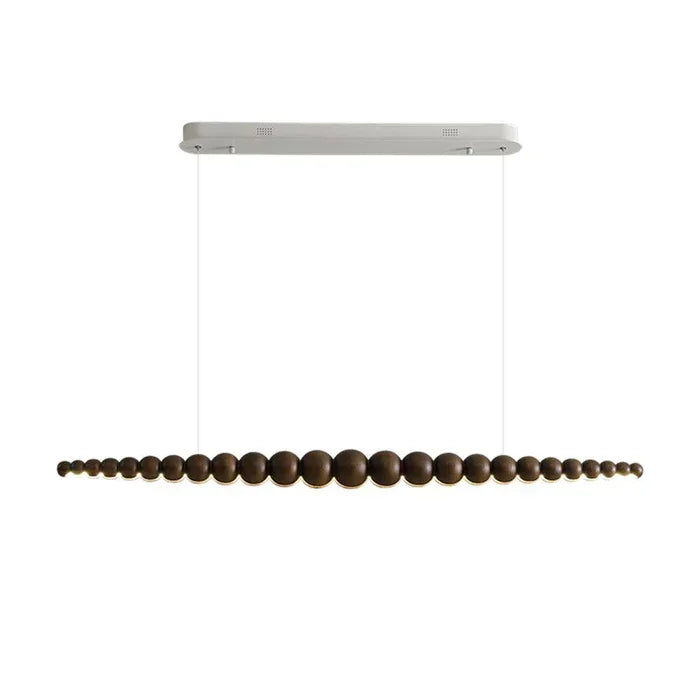 Wooden Beads Bar Pendant Lighting | Modern Led Kitchen Island Dining Room | Casalola
